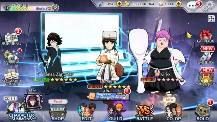 Global | 585K BP+10 Orb | Fresh Story | Ichigo 10th | Nemu Xmas24 | Kirio TYBW | Tensa Zangetsu | KlabID | Check SS BBS854B