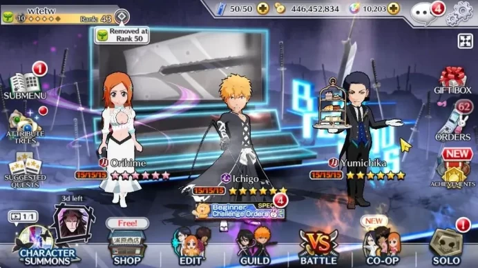 Global | 73K BP+10 Orb | Fresh Story | Ichigo TYBW25 | Yumichika TMV | Orihime TYBW | Aizen 6th | KlabID | Check SS BBS855B