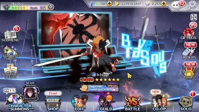 Global|891K BP+2 MT|9999 BSS,6154 BSAccTicket|Ichigo,Genryusai,Yhwach,JugramTYBW26|Aizen,Ulquiorra11th| KlabID|Check SS BBS857B
