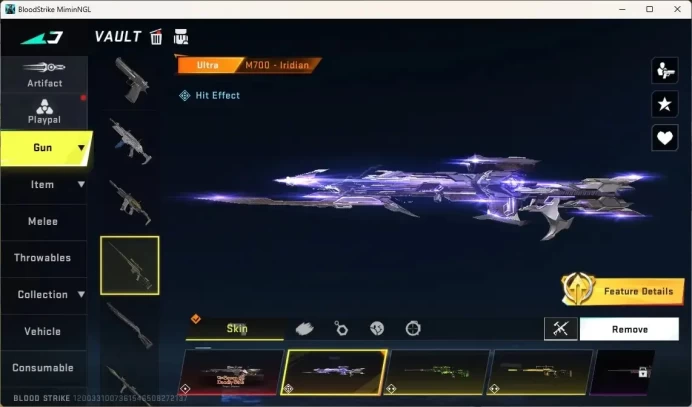 ASIA |Eternal Gun: Uzi Scorpius Lv.2 |Eternal Striker EMMA-Luxie|Ultra Melee: Butterfly Knife| 3 Ultra Gun|Check SS BS3094B