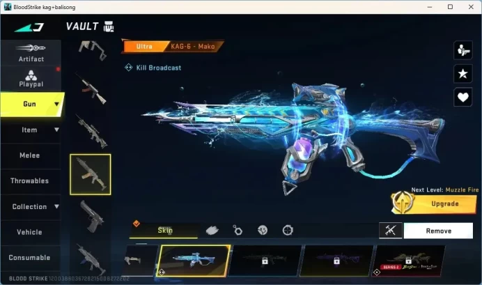 ASIA | Ultra Melee: Butterfly Knife - Synthwave|Ultra Gun: KAG-6 - Mako|Ultra Striker: NACHO - EDM|Check SS BS3101B