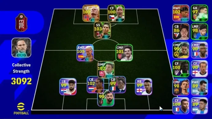 Android|Big Time Erling Haaland|Epic Marco van Basten,Mark van Bommel,Jan Koller|5 ShowTime Dani Olmo|19Highlight|PES2027|EF3397