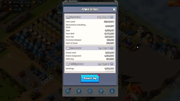 Sv 2229|Pwr 65,2M|HQ 28|Gold Bricks 2,800|VIP 11|Drone Lv 110|2 Max Tech|SQ1: 15M, SQ2: 10M, SQ3: 9M|Log Email|Check SS|LW772