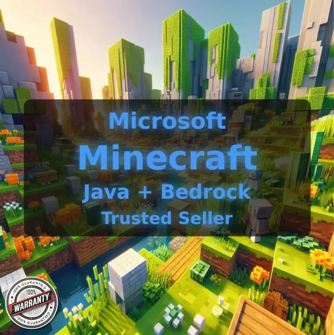 MINECRAFT | Microsoft | Java Edition + Bedrock Edition | Hypixel NO BAN | Full Access + Instant Delivery #LOT-142677