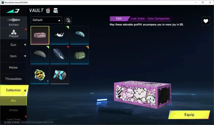 ASIA|Starter|1 ETERNAL: Galil Blight's Embrace|Rare Granade,Loot Crate,Paypal|5 Strikers|Check SS|LogNetEase(BS731Z)
