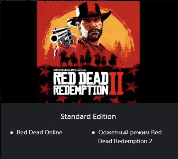 Red Dead Redemption 2 Standard Edition ⸱ PS4/PS5 ⸱ Region Ukraine