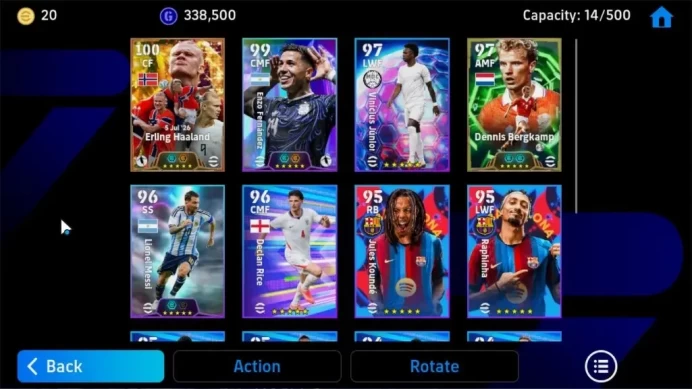Android|Big Time Erling Haaland 5 Jul'26|Show Time Enzo Fernandez,Lionel Messi|Epic Dennis Bergkamp|PES2027|Take Mail(EF3403)
