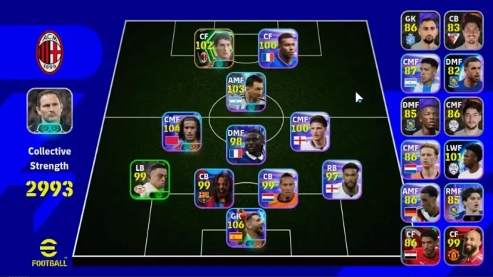 Android|Show Time Unai Simon,Ayyoub Bouaddi,Lionel Messi|Epic Daniele Massaro|14 highlight|PES2027|Take Mail|Check SS(EF3400)