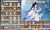 AR60 ASIA 47X5* COLUMBINA FURINA MAVUIKA ZIBAI NEUVILLETE HUTAO C1 CLORINDE ARLECCHINO KOKOMI YELAN ZHONGLI VENTI KAZUHA