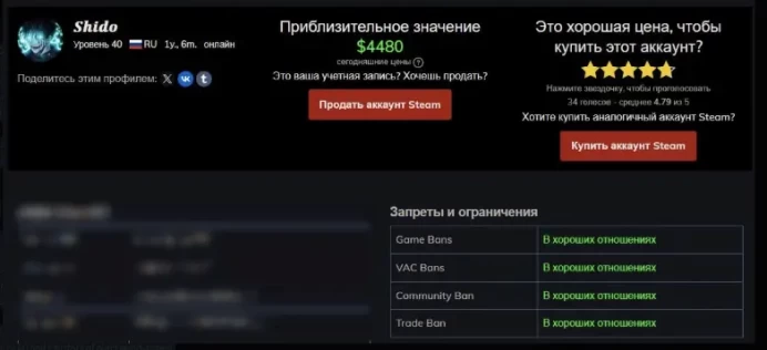Red Dead Redemption 2 ⸱ Steam Account ⸱ 350+ Games ⸱ CS2 PRIME & Grand auto gA 5