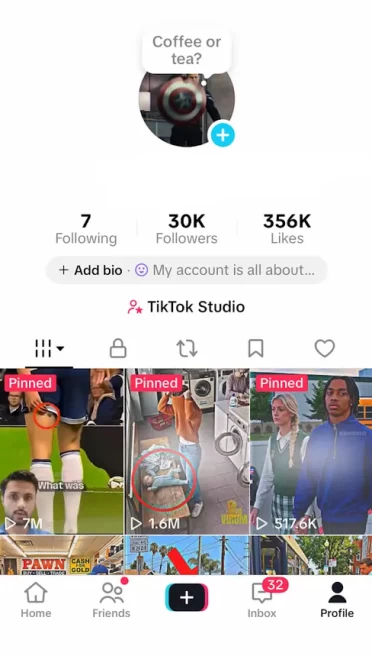Germany Monetized Account/ 29K Real Followers+356K Real Likes/ Creator Rewards Program Activated/ Full Access