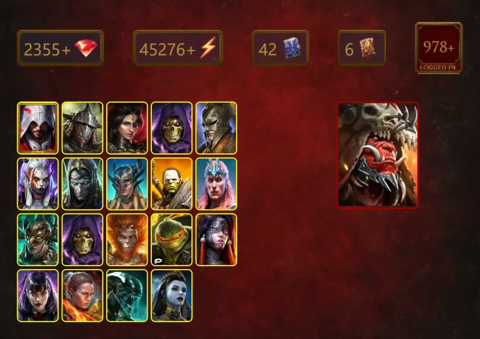 [STARTER]Ash'nar+Sanguine Maria+Ezio+Rathalos+Adelyn+Skeletor+Wallmaster Othorion+Visix+Vallaryn the Equalizer+Scyl+37Epics