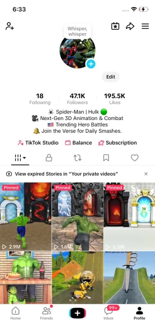 UK Fully Monetized Creator Rewards Program Account – 40K Real Followers & 195K Likes | Instant Earnings, Full Access & Account in Good Standing
