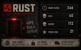 [RUST] | 346 REAL HOURS | 60 KILLS | 172 DEATHS | STEAM LVL 21 | FULL ACCESS | INSTANT DELIVERY