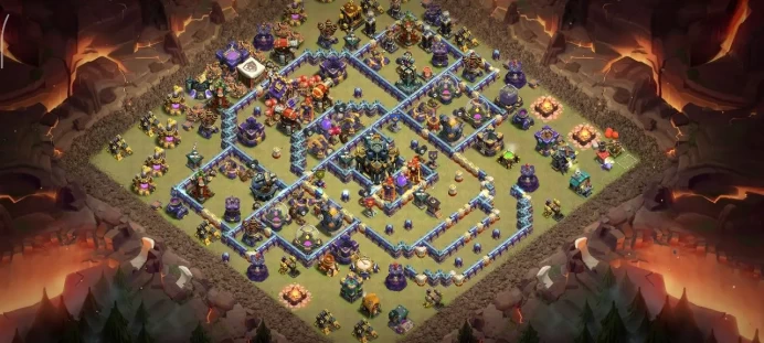 th 17 level 217, hero 83,83,57,38 , 8 equipment epic, 9 magic items, 7 hero skin, 2573 war stars, 642 gems
