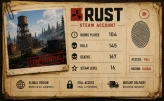 [RUST] | 104 REAL HOURS | 145 KILLS | 167 DEATHS | STEAM LVL 16 | FULL ACCESS | INSTANT DELIVERY