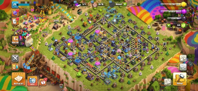 Best deal coc TH 18 | 18 equipment | 937 cwl medals | good wall _ defense | Xp 211 | C6927