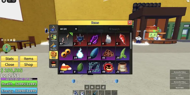 ROBLOX5965 // ACCOUNT WITH BLOX FRUITS ACCOUNT PERM BUDDHA, PORTAL, SMOKE, BOMB 2558 LVL + ANGEL V4