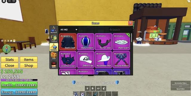 ROBLOX5965 // ACCOUNT WITH BLOX FRUITS ACCOUNT PERM BUDDHA, PORTAL, SMOKE, BOMB 2558 LVL + ANGEL V4