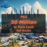 PS5 50 Million in Pure Cash | RP Level 30+ #LOT-143241