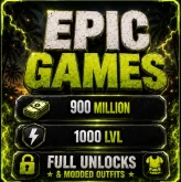 Enhanced - Epic Games | 900 MILLION MONEY | 30M CASH + 870M HANGAR ASSETS | 1000 LVL | Modded outfits | ALL UNLOCKS | MAX STATS | Full Access |