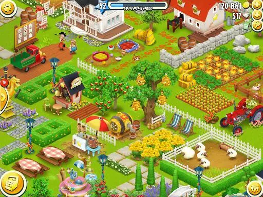 HD487 | Lv 141 Farm | 3700 Barn | 3150 Silo | 6600k Coins | Many Decorations