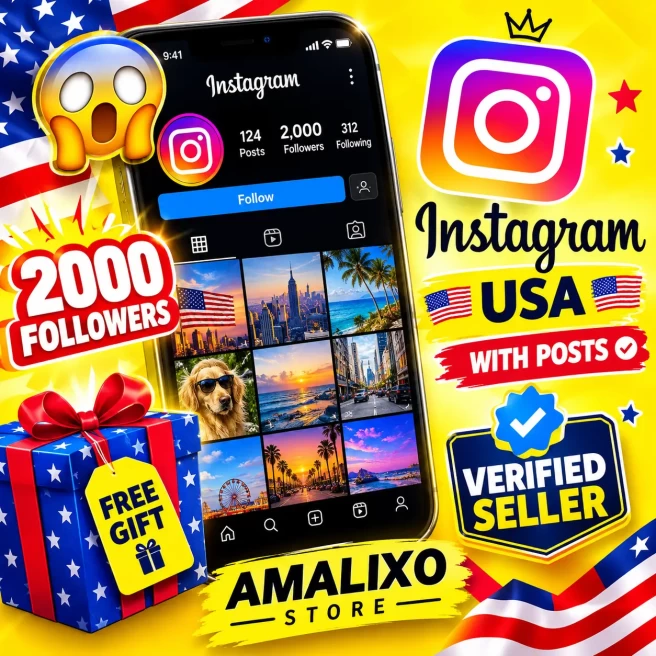 USA I . G ACCOUNT WITH POSTS - 2000+ followers Full access | Can change All Data | Accessible 100% |