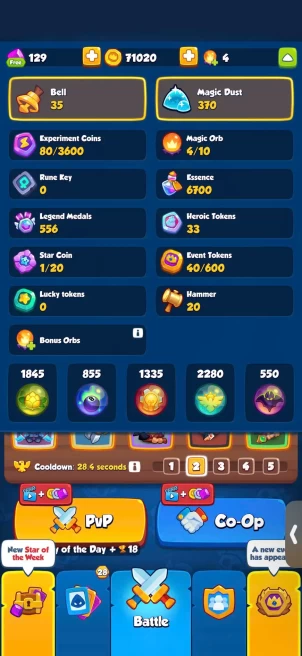 RR1063 // RUSH261 1543 Critical - Cards 69/80 - Heroes 11/16 - 1 Units Lv15