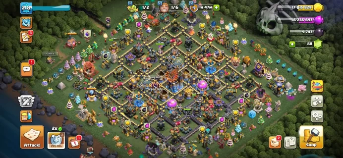 Best deal coc TH 18 | 17 equipment epic | 26 Hero skin | C6957