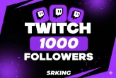 1.000 Twitch Followers Account / USA / High-Quality