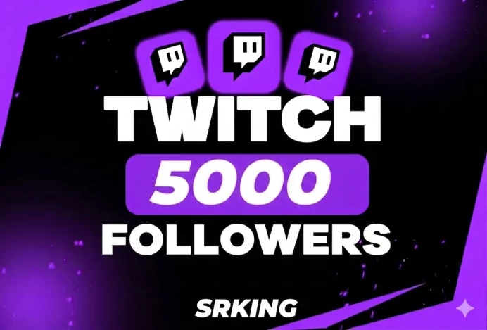 5.000 Twitch Followers Account / USA / High-Quality