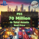 PS5 Level 30 + 70 Million in Total Assets ( 30 Million Pure Cash + 40 Million in Cars ) #LOT-143366