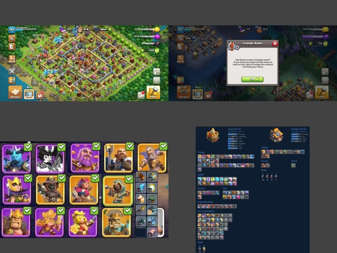 ■TH:16 (75%) (GemValue:$21159) ■Heroes: K93 Q94 W65 C41 P63 D11 ■EE:11 ■Skins:13 ■BH:10 ■Full Access ■Instant Delivery ■A7335