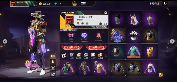 S7 B2K Bundle  Season 8 Bundle  8 Years Old ID  Old Rank T-Shirt  All Bunny Bundles, Sale, Grandmaster, Level 72, 5 Prime