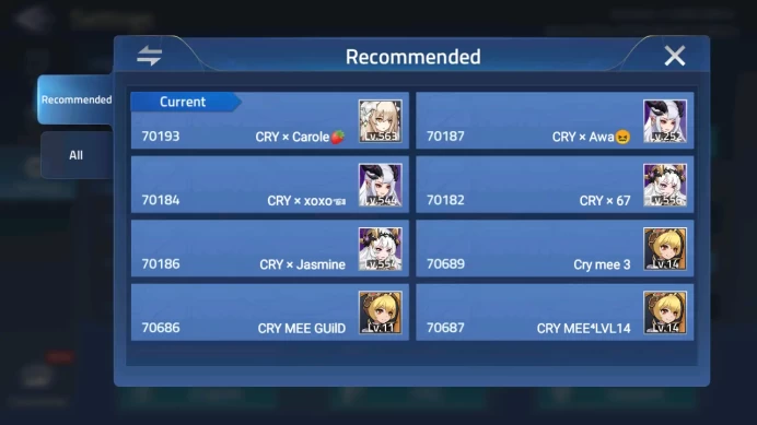 MA4:24: Android - (5 Account in 1 mail) Lv 563 - Vip 11 - SV 70193 - Power 20568M - 17 Skins Epic - 11 UR