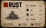 [RUST] | 636 REAL HOURS | 378 KILLS | 342 DEATHS | STEAM LVL 13 | FULL ACCESS | INSTANT DELIVERY