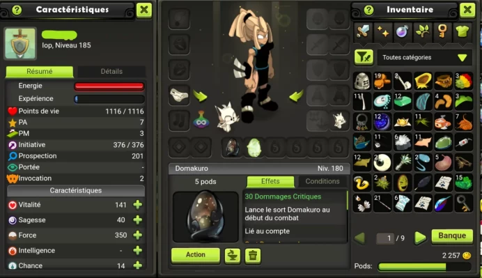 Promo -30%  [ IOP 185 Tiliwan + Dofus DOMAKURO]  AVEC Garanti - Up Manuellement + NON CERTIFIÉ + safe 100% (Auto Delivery)