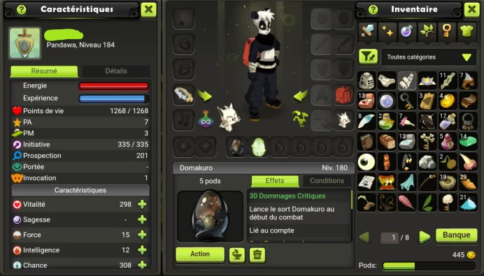 PROMO -30% [Pandawa 184 +  Dofus Domakuro] | Garanti | Monté Manuellement +NON CERTIFIÉ+ Livraison Auto  (safe 100%)