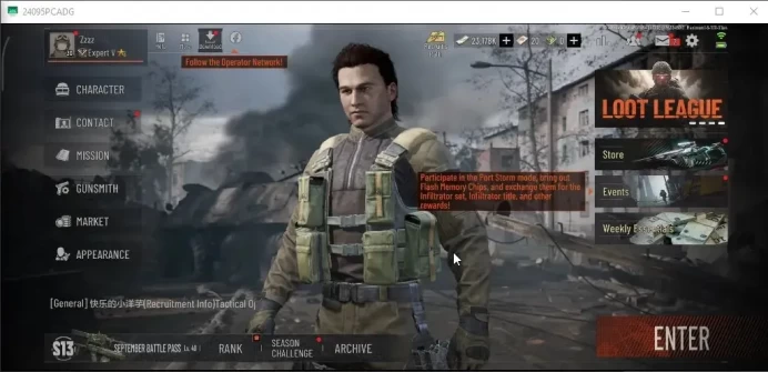 MOBILE|Lv 30|SV 24.8M|CV 23M|OF AKM,Forest MP5,Abomi Vector 9,Speed SQB M110|CN ON|Log Infinite|Takemail|Check SS|(AB3901)