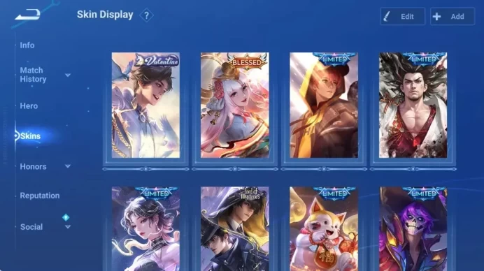 Global|115H 287S|Flawles Wukong|Mythic Diaochan|Saint Seiya Kaizer|Precious Collab AOT |LNY 2025 Lam|More|Check SS HOK918B