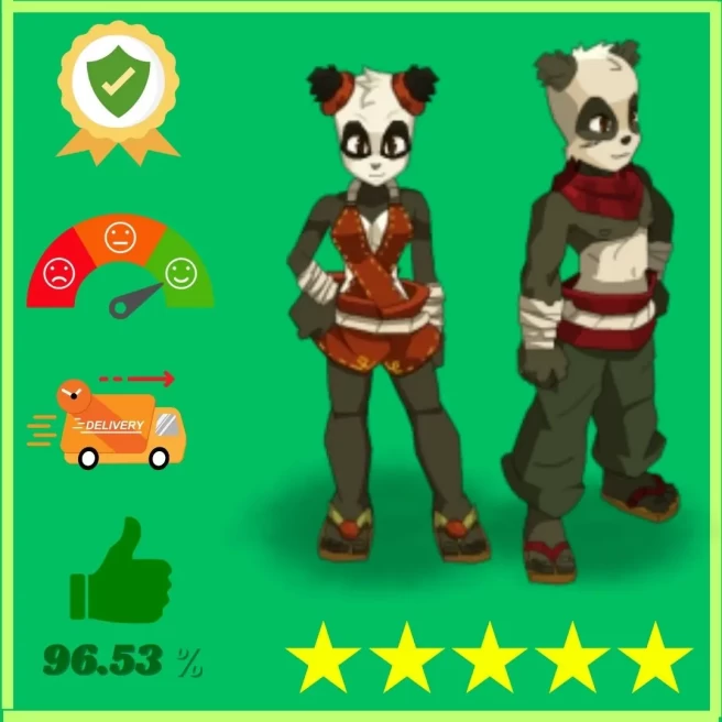 PANDA 190 TALKASHA (1500 Ogrines Offert) !! Jamais Certifie, 100% Safe.