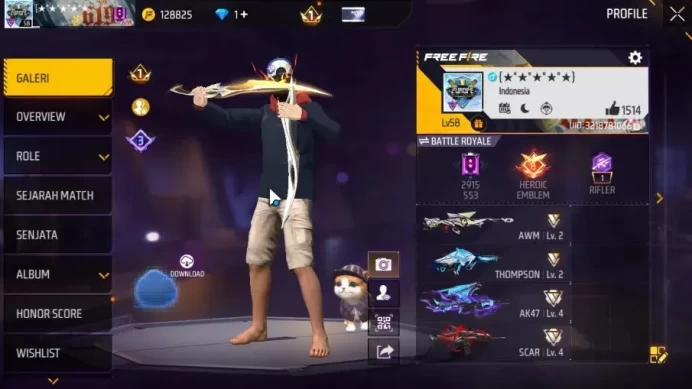 Indonesia|AK47 Draco,SCAR Megalodon|Katana Tulang Pasir,M1014 Apocalyptic Etc|Bundle Yuji|208 Vault 73 Bundle|Log Google|FF1535