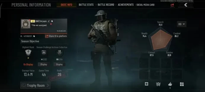 Mobile|Lv 30|SV 13,4M|CV 17,7M|OF AKM, Lu SCAR-L, Forest MP5, Abomi Vector 9, Etc|CN ON|Log Infinite|Check SS|AB3909