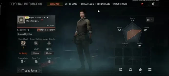 Mobile|Lv 30|SV 11M|CV 10,6M|OF AKM,Forest MP5,Abomi Vector 9,Speed SQB M110,Etc|2x3 KeyChain|CN ON|Log Infinite|CheckSS|AB3905