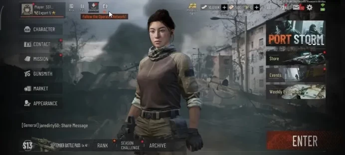Mobile|Lv 30|SV 11M|CV 10,6M|OF AKM,Forest MP5,Abomi Vector 9,Speed SQB M110,Etc|2x3 KeyChain|CN ON|Log Infinite|CheckSS|AB3905