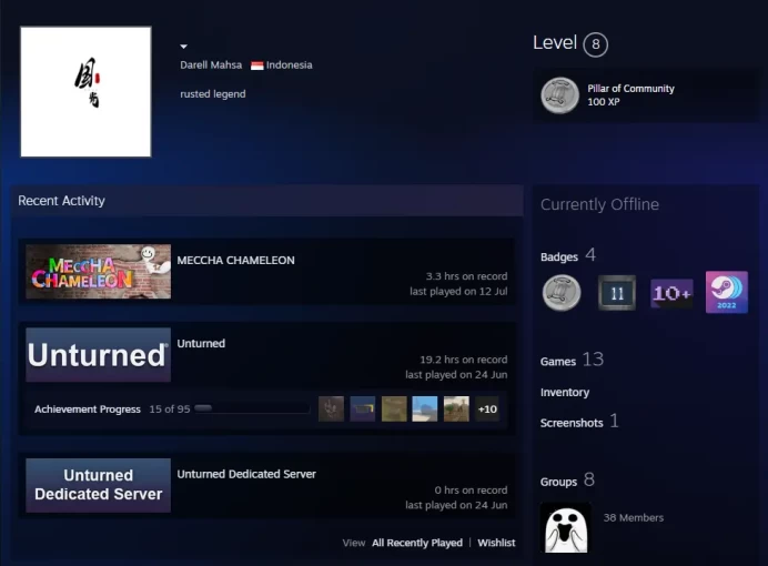 13Game-CS2 Prime+4Medals(10Y/5Y/Loyalty Badge/Global Offensive Badge)-Faceit Ready