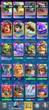 CR1099 // /FULL DECK LVL 16 10 EVO / 14303/ / 8 TOWERS 3 YEARS OF GAME/ / LVL 10-16 4 HEROES