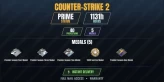 【10 Games】【CS2 Prime Premier⭐1131h✨5 MEDALS✨40 LVL】 2025 Service Medal, Premier Season Four Medal, Premier Season One Medal