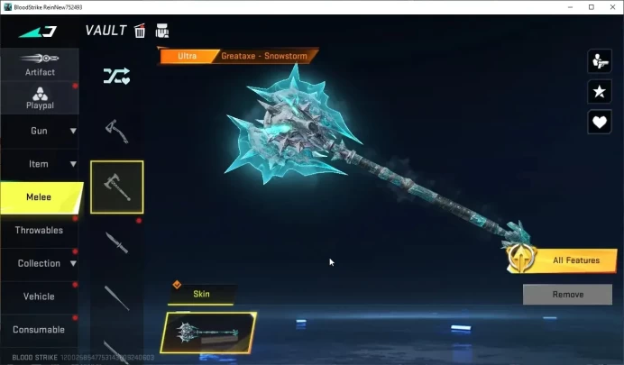Asia|Eternal M1887-Netherflame+Ultra Melee Greataxe|Collab M4A1-Battle of Faith|5 Ultra(Kala,FAL,Galil),etc|Log NetEase|BLS6528