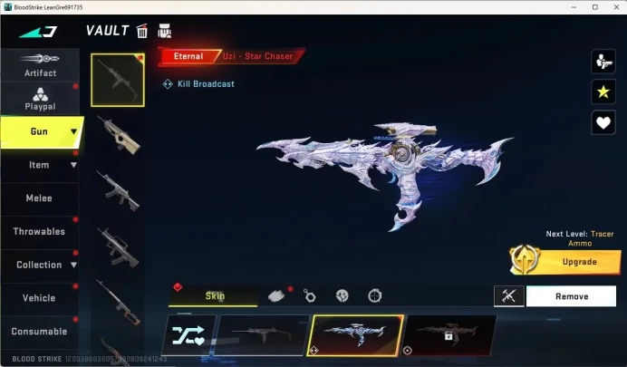 ASIA|Eternal Gun:Uzi - Star Chaser|1 Name-Changing Card|Legendary Nova-Rebel Vogue|Check SS BS3562B